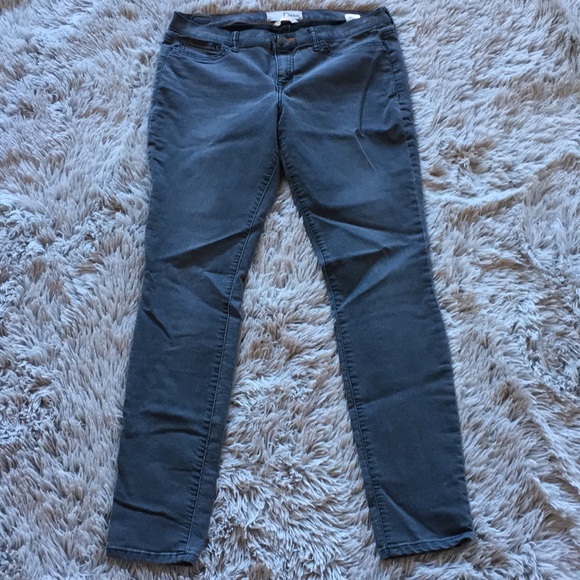 Dittos legging low rise pant.  Size 30. Grey. - Picture 1 of 4